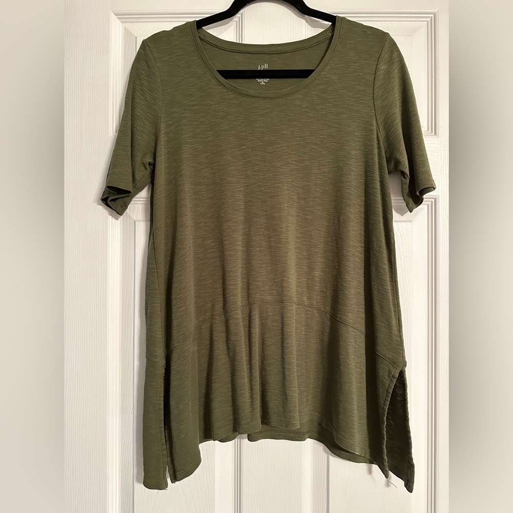 J.Jill olive green tunic M petite